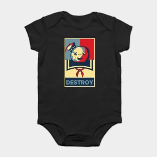 Stay Puft Destroy Ghostbusters Baby Bodysuit